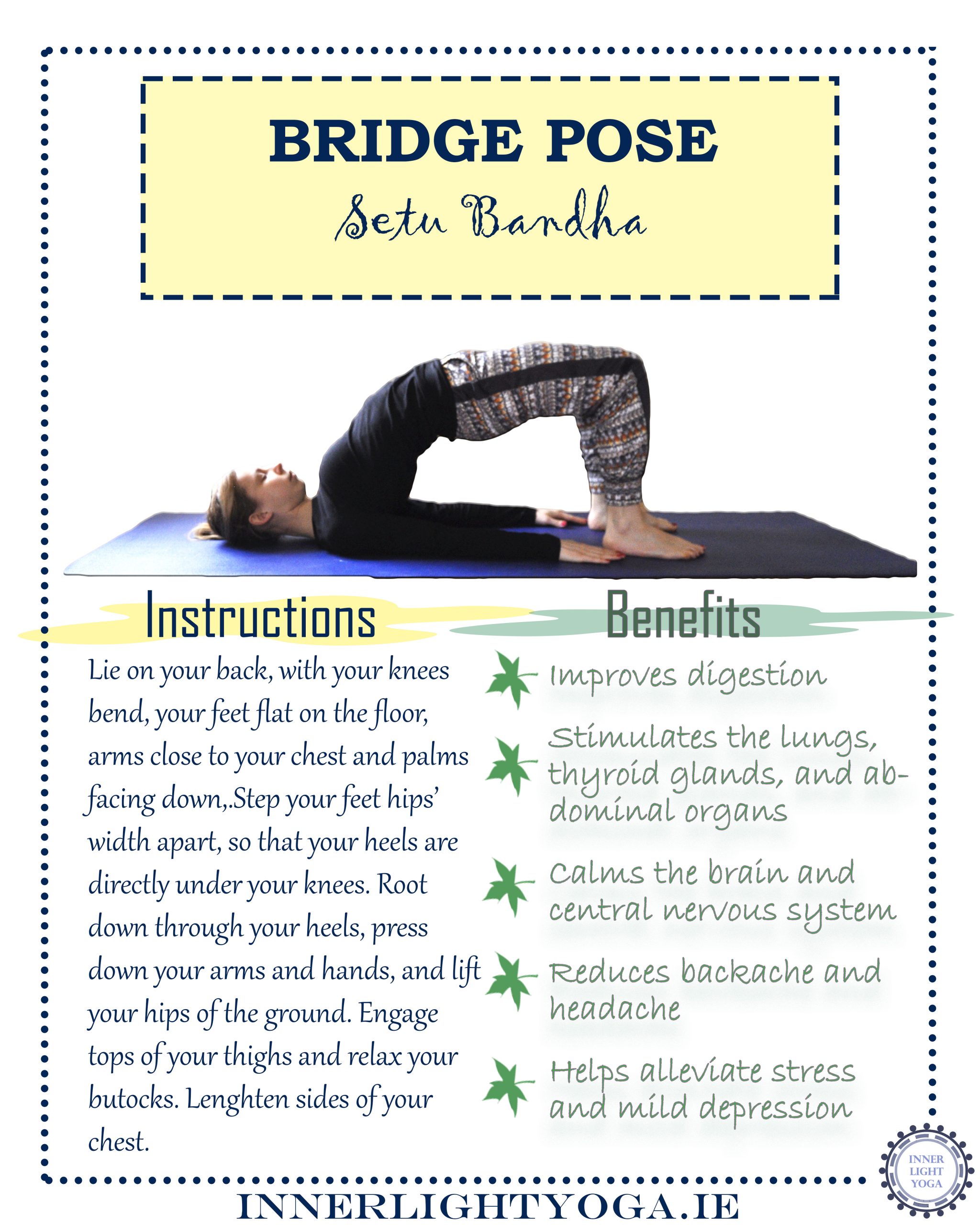 Boost your Bridge Pose with a yoga bolster | Inner Space Yoga & Meditation  Supplies