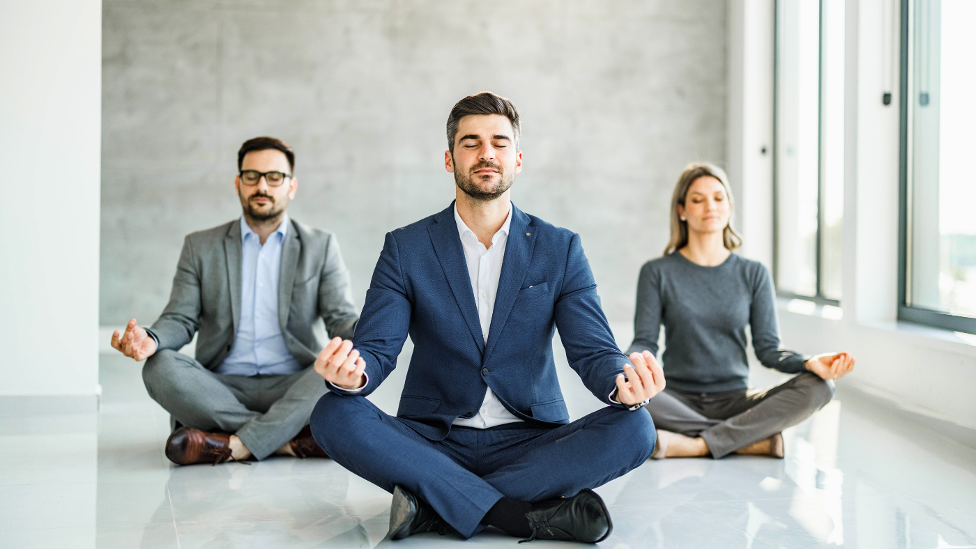 corporate yoga and metitation